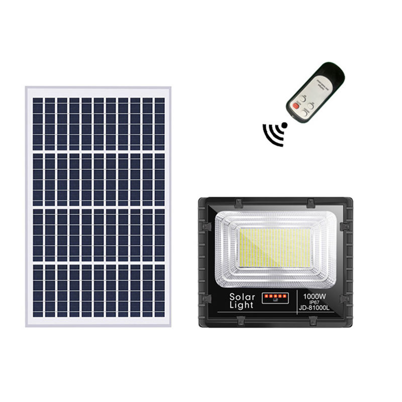 Ο λαμπτήρας 100W 200W 300W των υπαίθριων IP67 ηλιακών προβολέα οδηγήσεων ασφάλειας τροφοδότησε την εστίαση