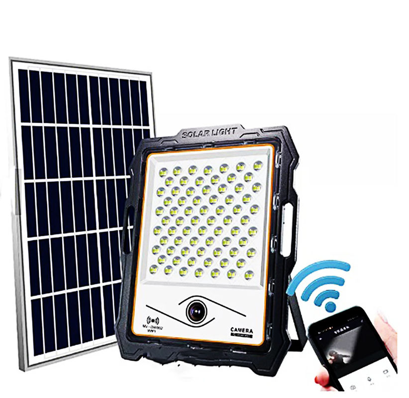 100W LED ηλιακά φώτα ασφαλείας με βιντεοκάμερα BSOD Street Motion φορητό τηλεχειριστήριο PIR