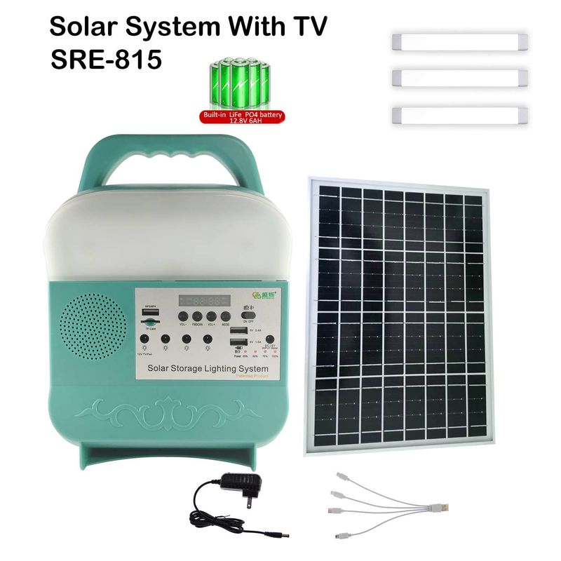 SRE-815 Ηλιακά φώτα έκτακτης ανάγκης με 10 ώρες εργασιακού χρόνου Ηλιακή πλάκα για ηλεκτρική ενέργεια στο σπίτι