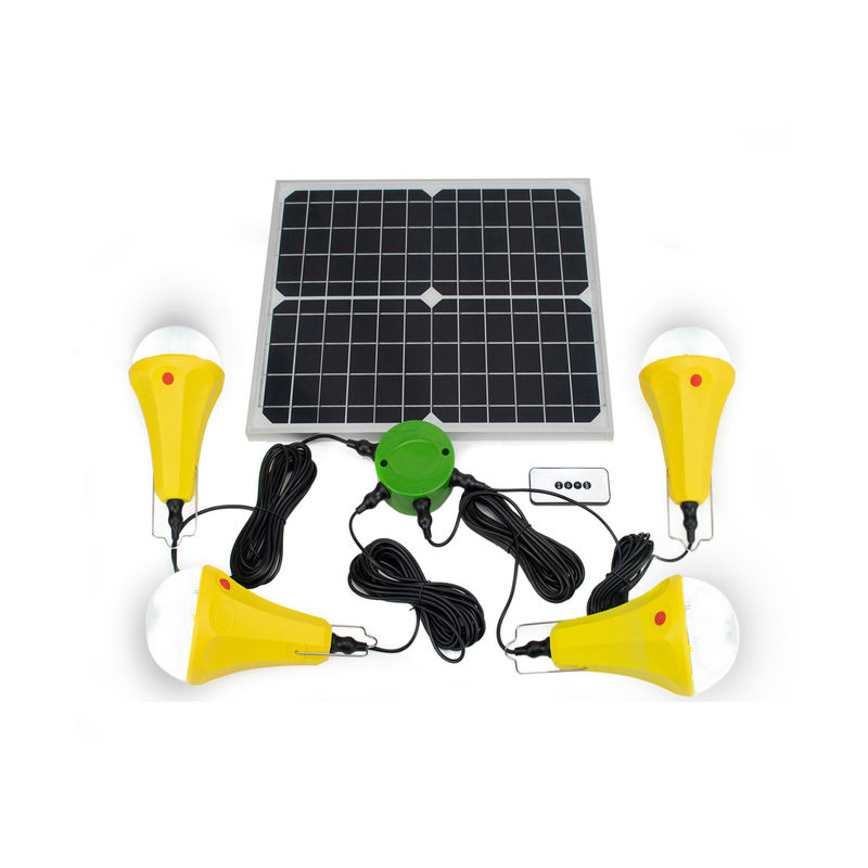 4PCS Ηλιακό φωτισμό με διακόπτη και 25W μονοηλιακό πάνελ για εξωτερικούς χώρους