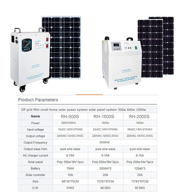 5kw Ηλιακό Πίνακα Κιτ Γεννήτρια ισχύος 12vdc/24vdc/48vdc Η μπαταρία τάση