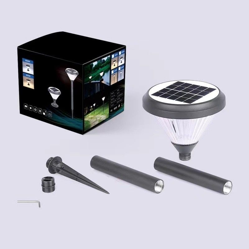 Hot Selling Διακόσμηση Αδιάβροχο εξωτερικό Led ηλιακά φώτα γκαζόν Spotlighting Spike φως κήπου
