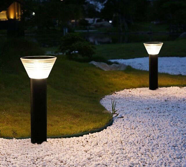 Εργοστασιακή Χονδρική Λάμπες Led Solar Lawn Lamps IP 65 Αδιάβροχα ηλιακά φώτα κήπου εξωτερικού χώρου