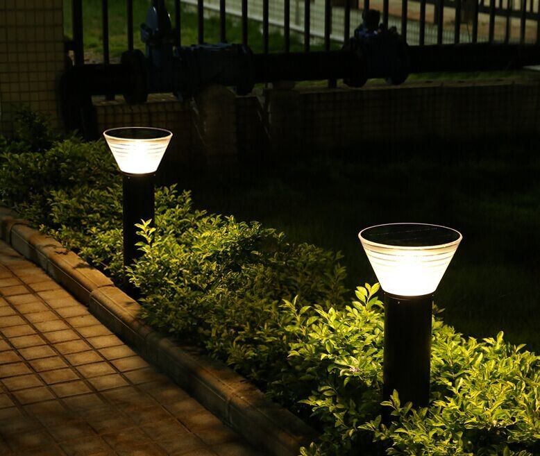 Εργοστασιακή Χονδρική Λάμπες Led Solar Lawn Lamps IP 65 Αδιάβροχα ηλιακά φώτα κήπου εξωτερικού χώρου