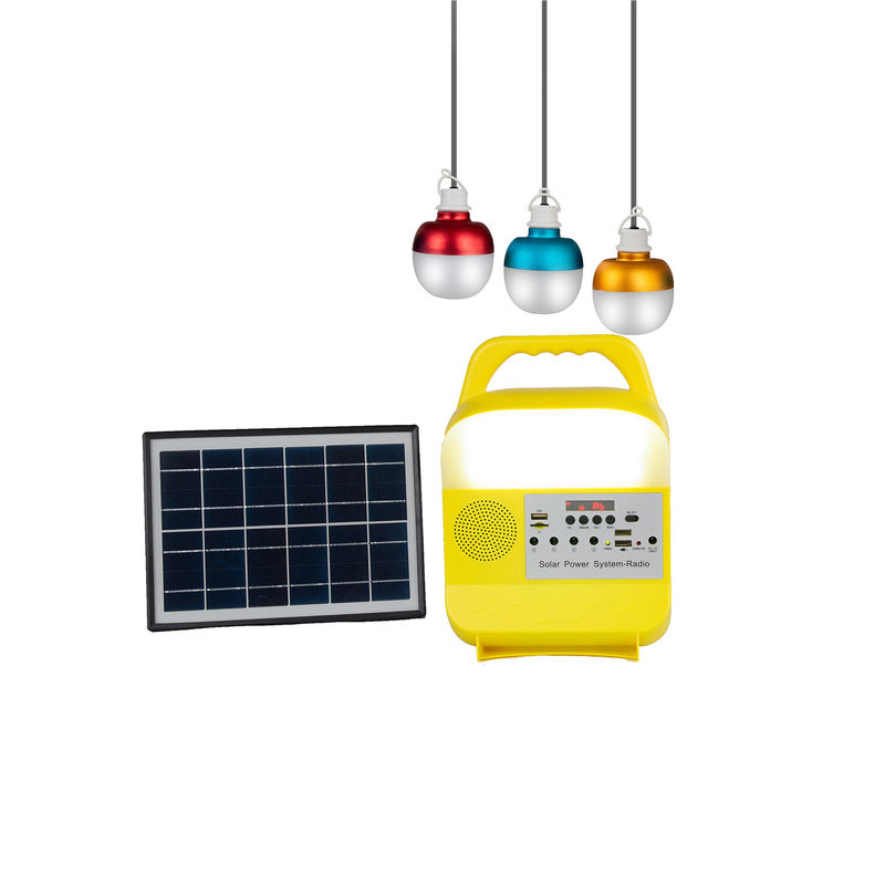 ηλιακά φω'τα έκτακτης ανάγκης 5W 6V 3PCS για τις περιοχές έλλειψης δύναμης