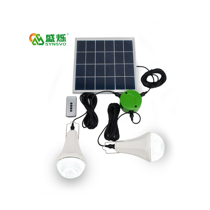 Ηλιακές ελαφριές εξαρτήσεις βολβών CE ROHS 10W 5V 2pcs*3W με το μονο ηλιακό πλαίσιο