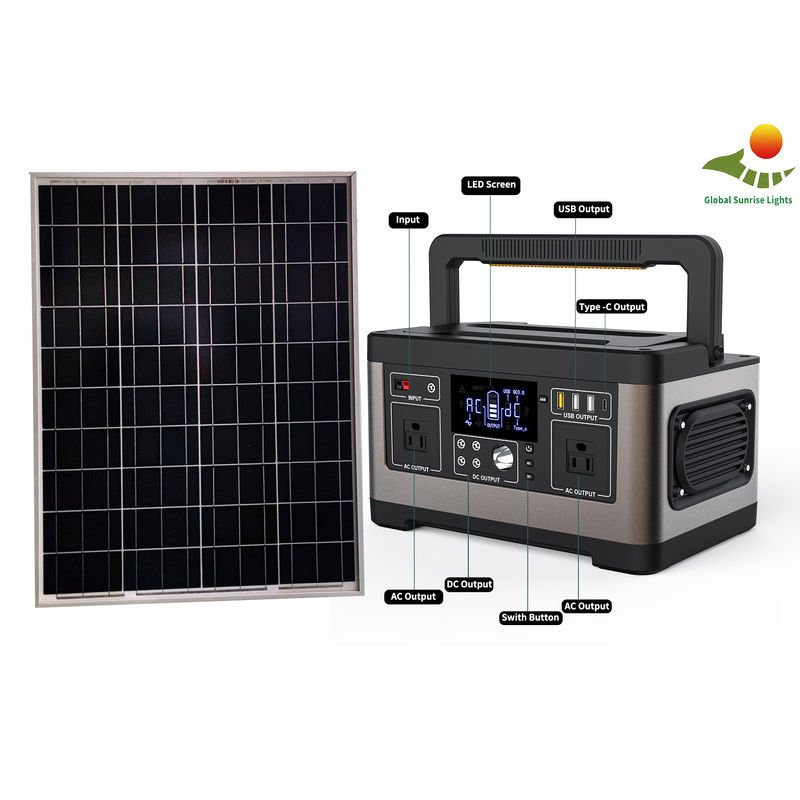 120W LiFePO4 φορητό ηλιακό γεννητριών 1000 ζωής σύστημα εγχώριου φωτισμού κύκλων ηλιακό