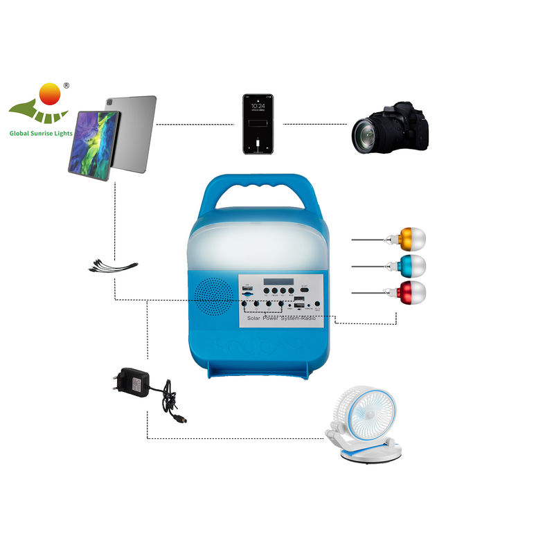 China Solar Home Kit Light Professional Κατασκευή Νέας σχεδίασης Solar Light System Solar Portable Power Station