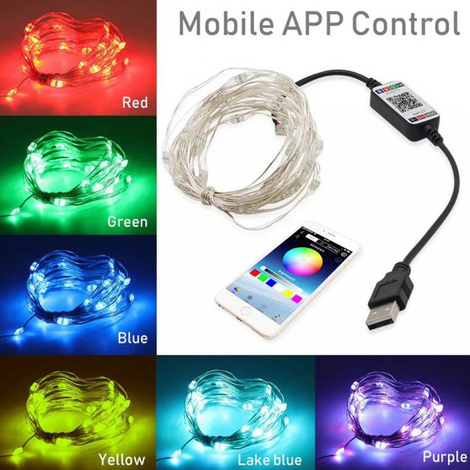 Υπαίθριος αδιάβροχος λαμπτήρας λαμπτήρων USB χαλκού των νέων οδηγήσεων με το διακοσμητικό χονδρικό εμπόριο σειράς λαμπτήρων χρώματος χαμηλής τάσης
