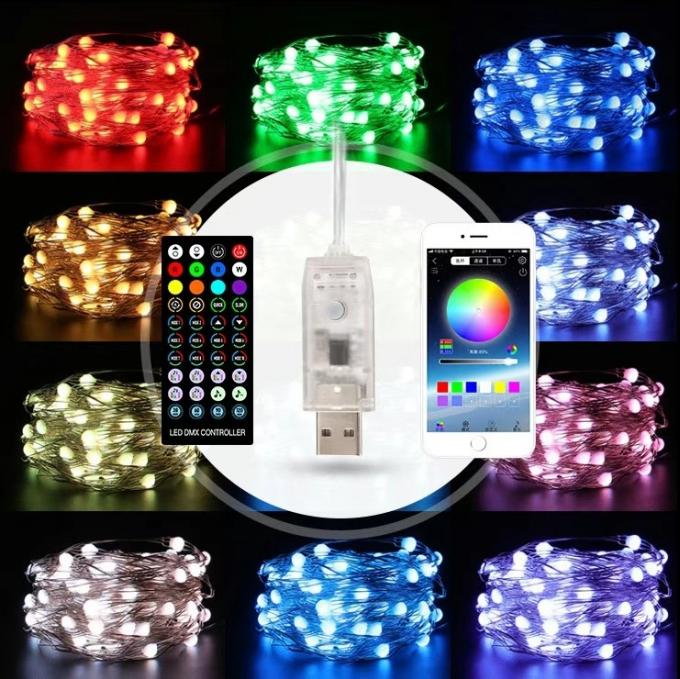 Υπαίθριος αδιάβροχος λαμπτήρας λαμπτήρων USB χαλκού των νέων οδηγήσεων με το διακοσμητικό χονδρικό εμπόριο σειράς λαμπτήρων χρώματος χαμηλής τάσης