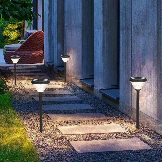 Hot Selling Διακόσμηση Αδιάβροχο εξωτερικό Led ηλιακά φώτα γκαζόν Spotlighting Spike φως κήπου 0