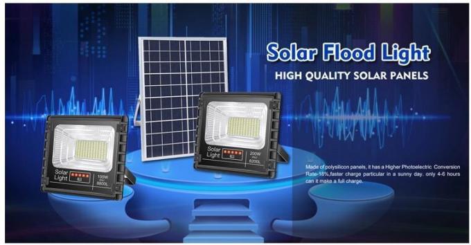 200W 300W ελαφριοί ηλιακοί προβολείς πινάκων διαφημίσεων υψηλής δύναμης ηλιακοί για το φωτισμό
