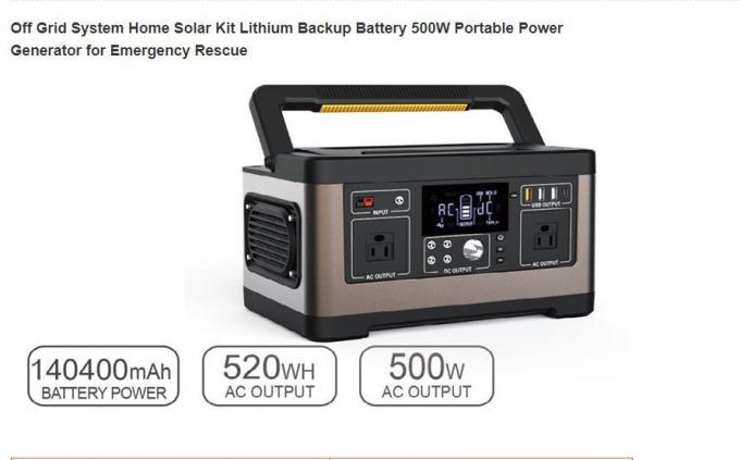 Αναστροφέας 500W όλος--ένα ηλιακών συστημάτων επανακαταλογηστέος σταθμός χρέωσης ηλιακής ενέργειας για πολλές χρήσεις παραγωγή