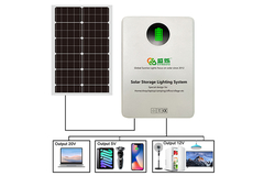 Γεννήτρια συστημάτων 150W 300W ενεργειακής αποθήκευσης SRE918 ROHS PV με το σταθμό παραγωγής ηλεκτρικού ρεύματος λίθιου ηλιακού πλαισίου